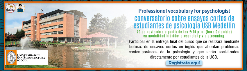 Conversatorio sobre ensayos cortos de estudiantes de psicología USB Medellín